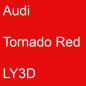 Preview: Audi, Tornado Red, LY3D.